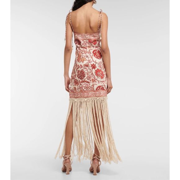 ZIMMERMANN Vitali Fringe Maxi Dress in Cotton - Picture 3 of 16